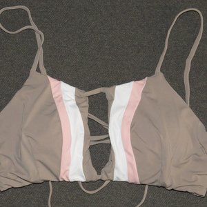 Radio Fiji Women's Small Strappy Lace Up Bikini Top